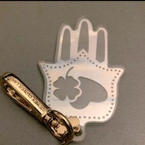 Brand New w/Plastic Stoney Clover Lane Mirror Style 🪬 Hamsa🪬Bag Charm/Keychain